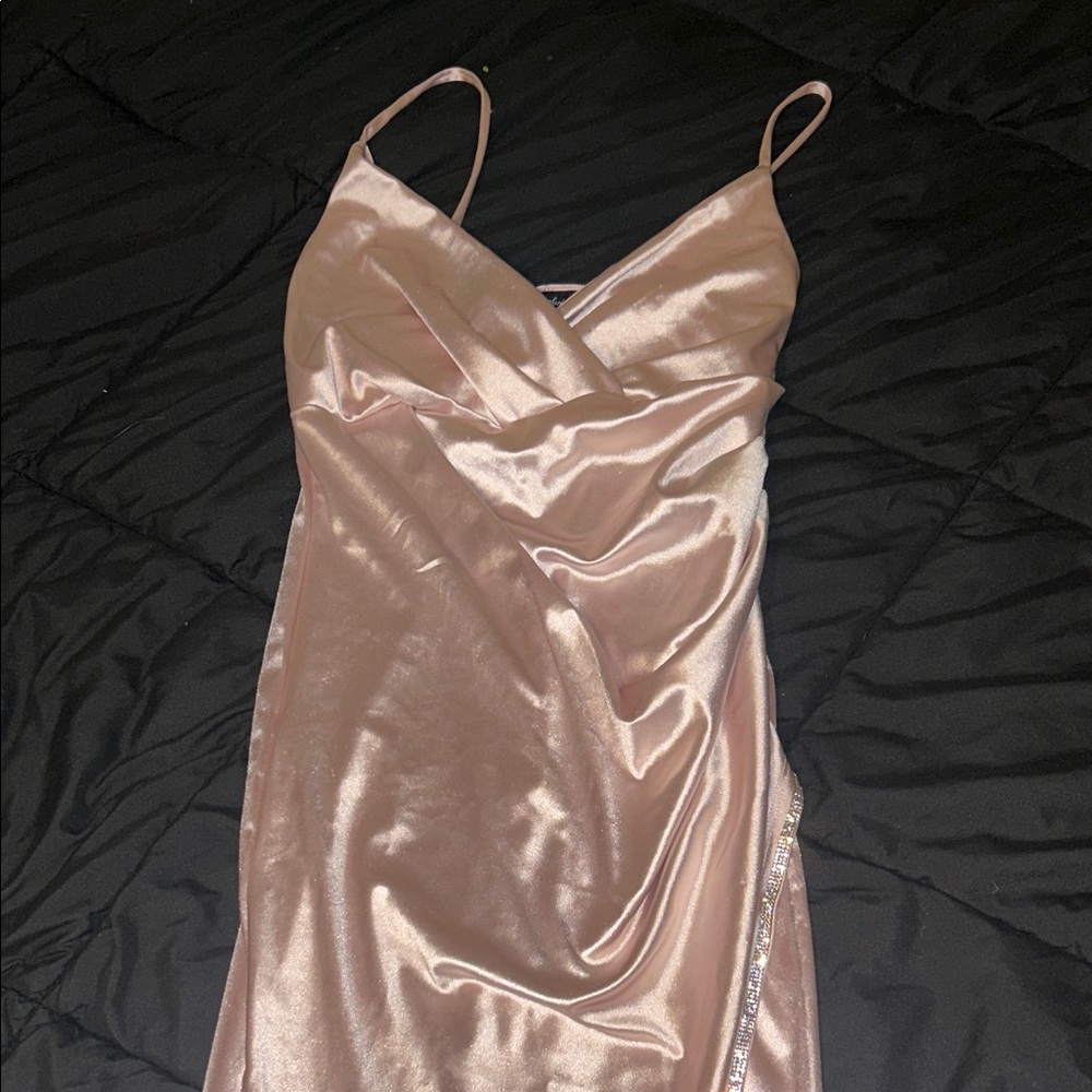 Charlotte Russe Pink Asymmetrical Dress